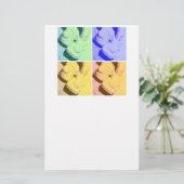 Nieuwe baby/aankondiging briefpapier (Staand voorkant)