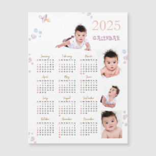 Nieuwe Baby Eerste Jaar Foto 2025 Kalender