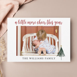 Nieuwe baby Family Kaart met Kerstmis