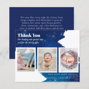 Nieuwe Baby Foto Bedankkaartjes Modern Budget