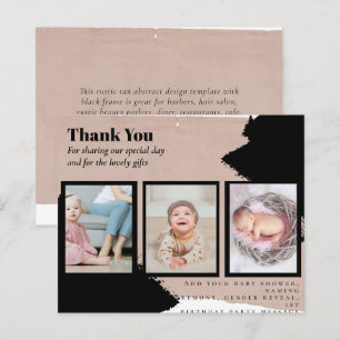 Nieuwe Baby Foto Bedankkaartjes Modern Budget