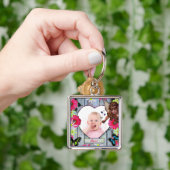 Nieuwe baby fotocadeau bloemenfee sleutelhanger (Hand)