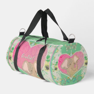 Nieuwe Baby Gear w/Elephant Hearts Print Cut Naaiz Plunjezak