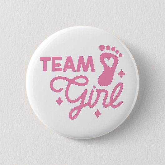 Nieuwe Baby Girl Celebration Button (Voorkant)