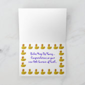 Nieuwe baby kaart (Binnen)