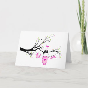 Nieuwe baby meisje, baby shower ontwerp