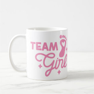Nieuwe Baby Meisje Team Meisje Mok