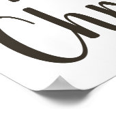 Nieuwe baby - Mijn eerste Kerstmis Poster (Hoek)