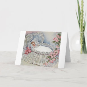 nieuwe baby of doop Wenskaart Kaart