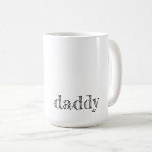 Nieuwe Baby PAPA Moderne Typografie Vaders Dag Joy Koffiemok
