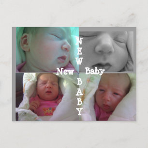NIEUWE BABY SHOWER KAART