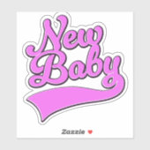 Nieuwe baby sticker (Vel)