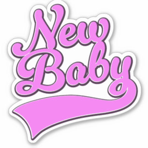 Nieuwe baby sticker