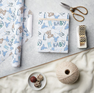 Nieuwe Baby Teddy Bears Cadeaupapier