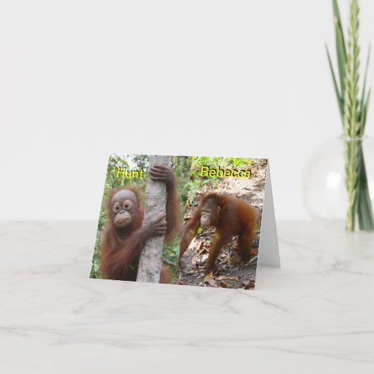 Nieuwe babyaankondiging aankondiging (Voorkant)