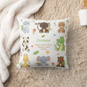Nieuwe babyaankondiging voor dieren kussen