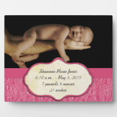 Nieuwe babyfoto fotoplaat (Voorkant)