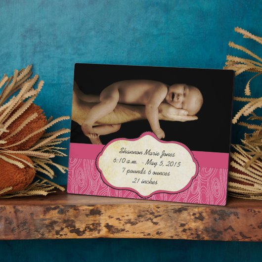 Nieuwe babyfoto fotoplaat (Zijkant)