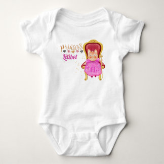 Nieuwe babyprinses Lilibet Knuffel Kat Genoemd Romper