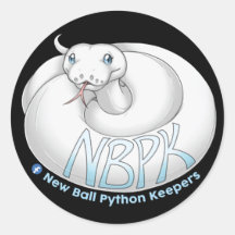 Nieuwe Ball Python Keepers Yuki Sticker
