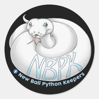 Nieuwe Ball Python Keepers Yuki Sticker