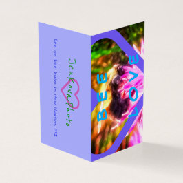 NIEUWE BEE LOVE MINI-KAARTEN 2x3.5 horizontaal Visitekaartjes