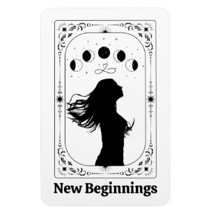 Nieuwe Beginningen Tarot Echtscheidingsfeest Voork Magneet