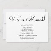 Nieuwe bekendmaking van het nieuwe appartementenco aankondiging (Achterkant)