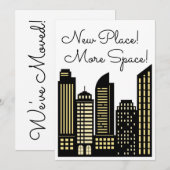 Nieuwe bekendmaking van het nieuwe appartementenco aankondiging (Voorkant / Achterkant)