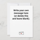 Nieuwe belastingaftrek Gefeliciteerd Kaart (Achterkant)