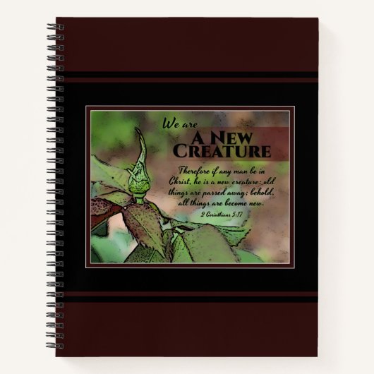 Nieuwe Bijbel Verse KJV Journal - Spiral Bound Notitieboek (Voorkant)