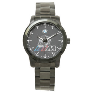 Nieuwe BMW M5 Motor RVS Kwarts Horloge