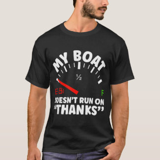 Nieuwe boot eigenaar boot doet het niet op dank bo t-shirt