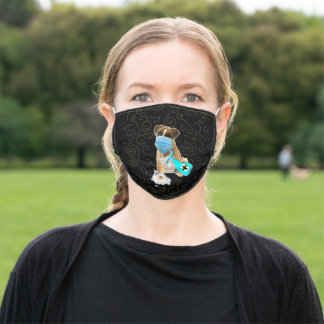 Nieuwe Boxer-Hondenliefhebbers en eigenaars Stoffen Mondmasker