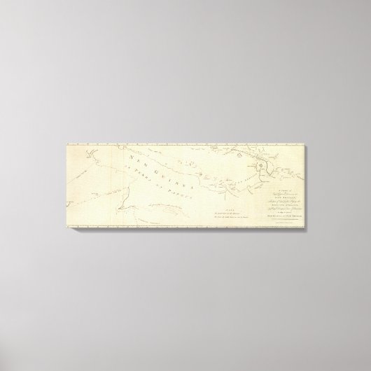 Nieuwe Britse ontdekkingen Canvas Afdruk (Voorkant)