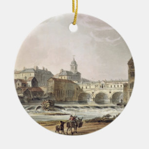 Nieuwe Brug, van 'Bath geïllustreerd door een ree Keramisch Ornament