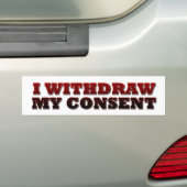 Nieuwe bumpers bumpersticker (Op auto)