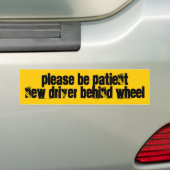 nieuwe bumpersticker (Op auto)
