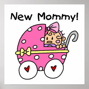 Nieuwe cadeautjes voor mama baby Girl Poster