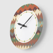 Nieuwe Camouflage in Mexico Green en Brown ZigZag Grote Klok (Hoek)