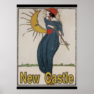 nieuwe Castle Style Poster