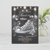 Nieuwe Chic Schoen Meisje Sweet 16 Sneaker Ball Ve Kaart (Staand voorkant)