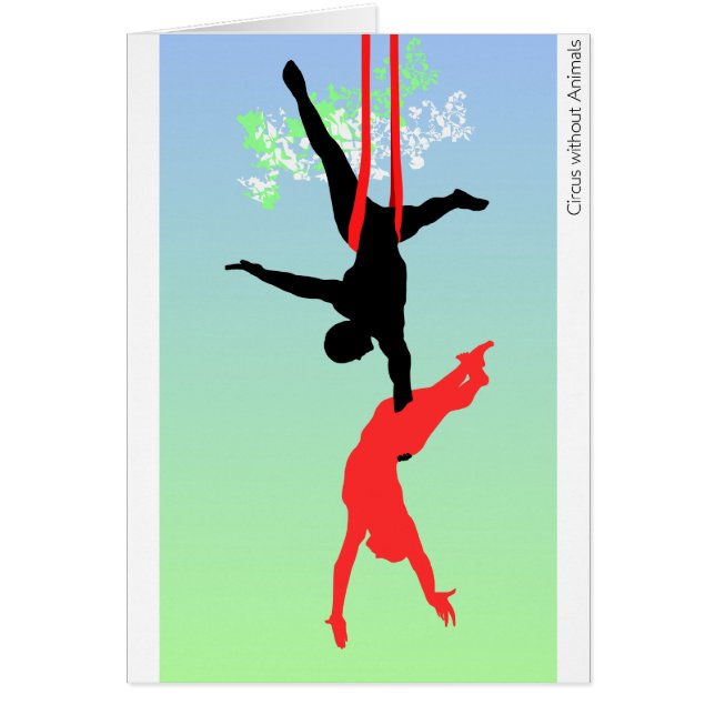 Nieuwe circusacrobaten. (Voorkant)