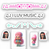 Nieuwe Cool Trendy iPhone Stickers voor Back of Ph (Voorkant)