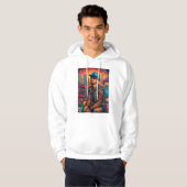 Nieuwe cotan Witte hoodie spical (Voorkant volledig)