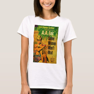 Nieuwe cover voor pulp in 1953 Sommige vrouwen wac T-shirt