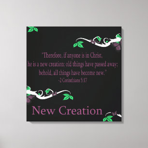 Nieuwe creatie canvas afdruk
