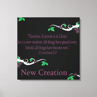 Nieuwe creatie canvas afdruk
