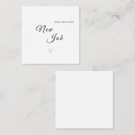 Nieuwe creditcard voor goede betaling informatiekaartje