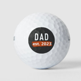 NIEUWE DAD - est.2023 Golf Balls Golfballen